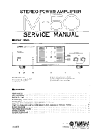 Yamaha M-50 - Service Manual 